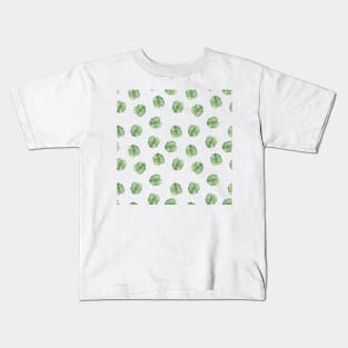 Monstera Plant Pattern Kids T-Shirt